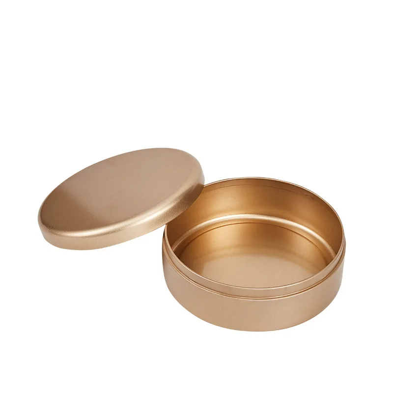 

Candy Gift Small Treat Mini Cookies Tinplate Round Empty Portable Metal Container Home Use Small Tin Boxes Round Tin Candy