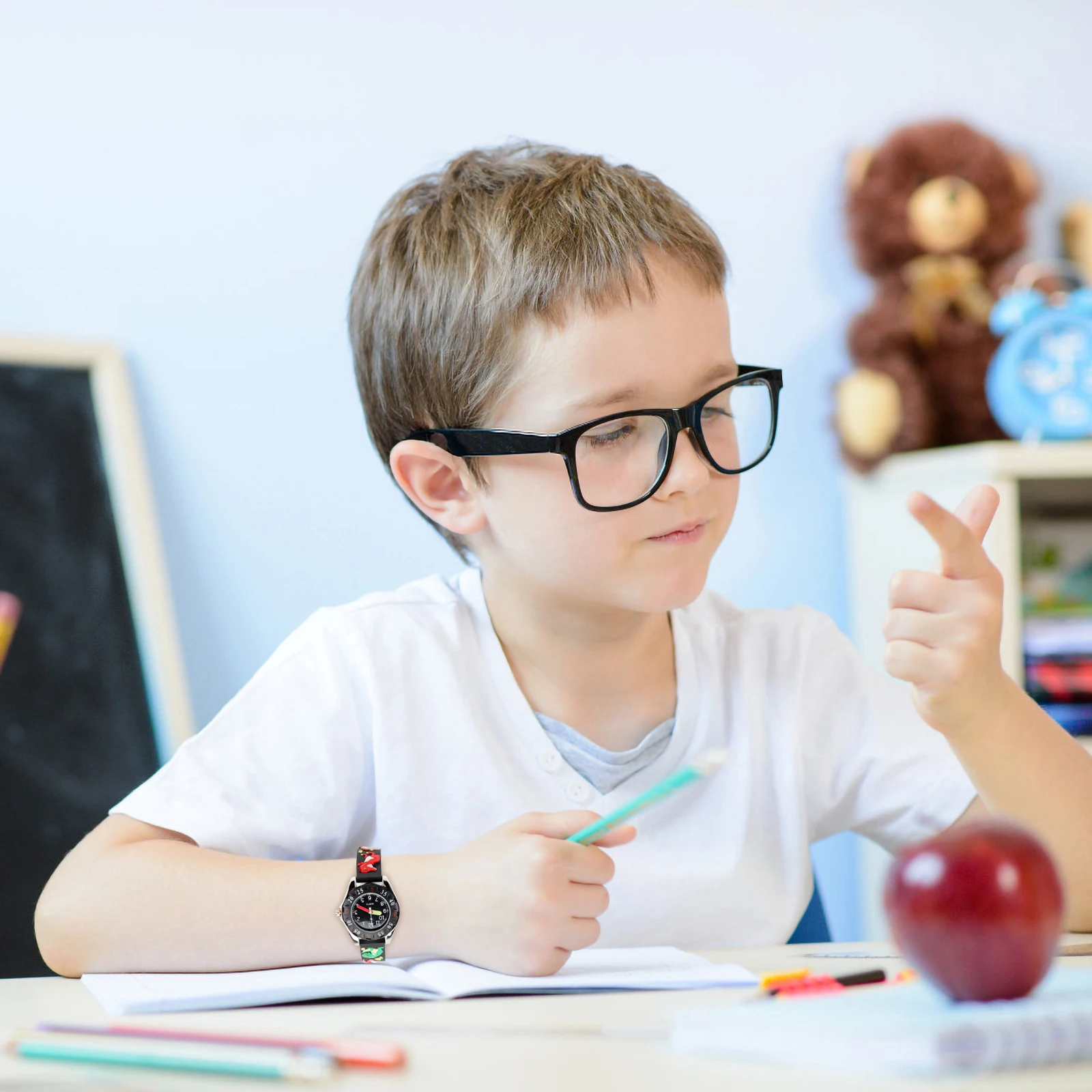 Water Proof Silica Gel Watch Primary School for Wrist 3D 's Silicone