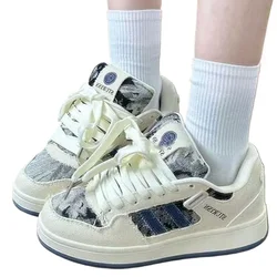 Women Luxury Zapatillas Deportivas Mujer Man Skateboard Bread Shoes Retro National Trend Sport Shoes Board Women Skate Sneakers