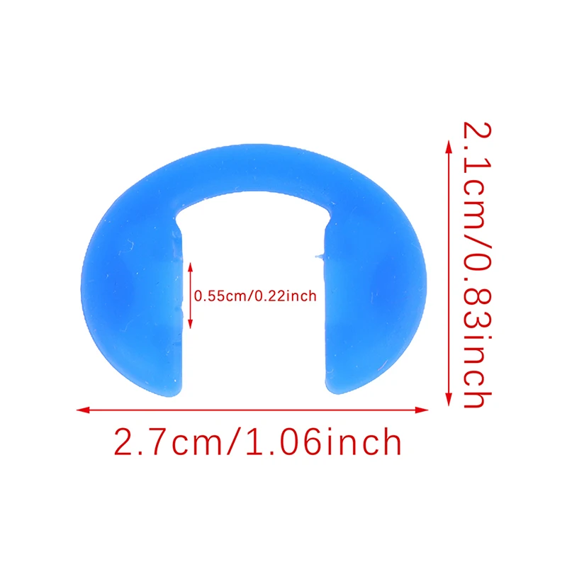 1PC U Shape Anti-Slip Nose Pad Silicone Stick On Pad Eyeglass Sunglasses For Kid Children Eye Glasses Accessories