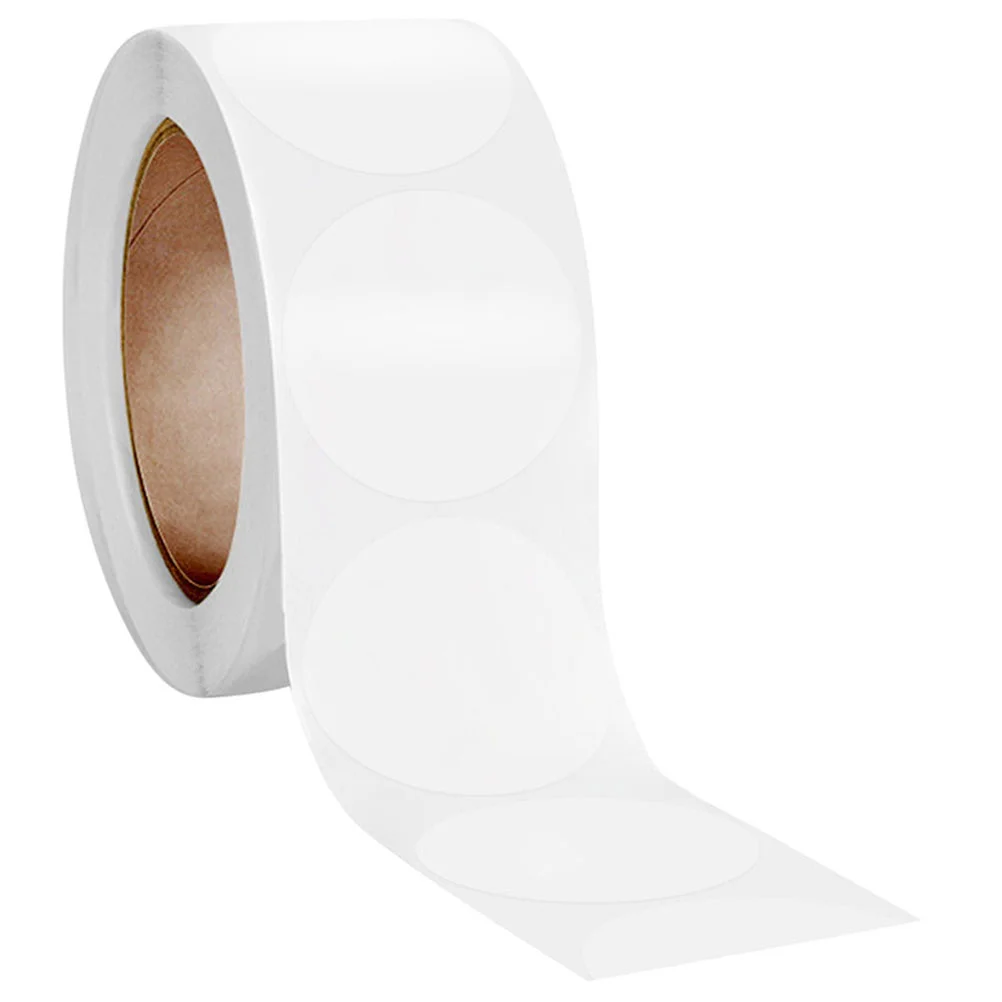 

1-рулонные прозрачные круглые этикетки, прозрачные точечные наклейки для кодирования и запечатывания мелких предметов, самоклеящиеся этикетки для аккуратного применения