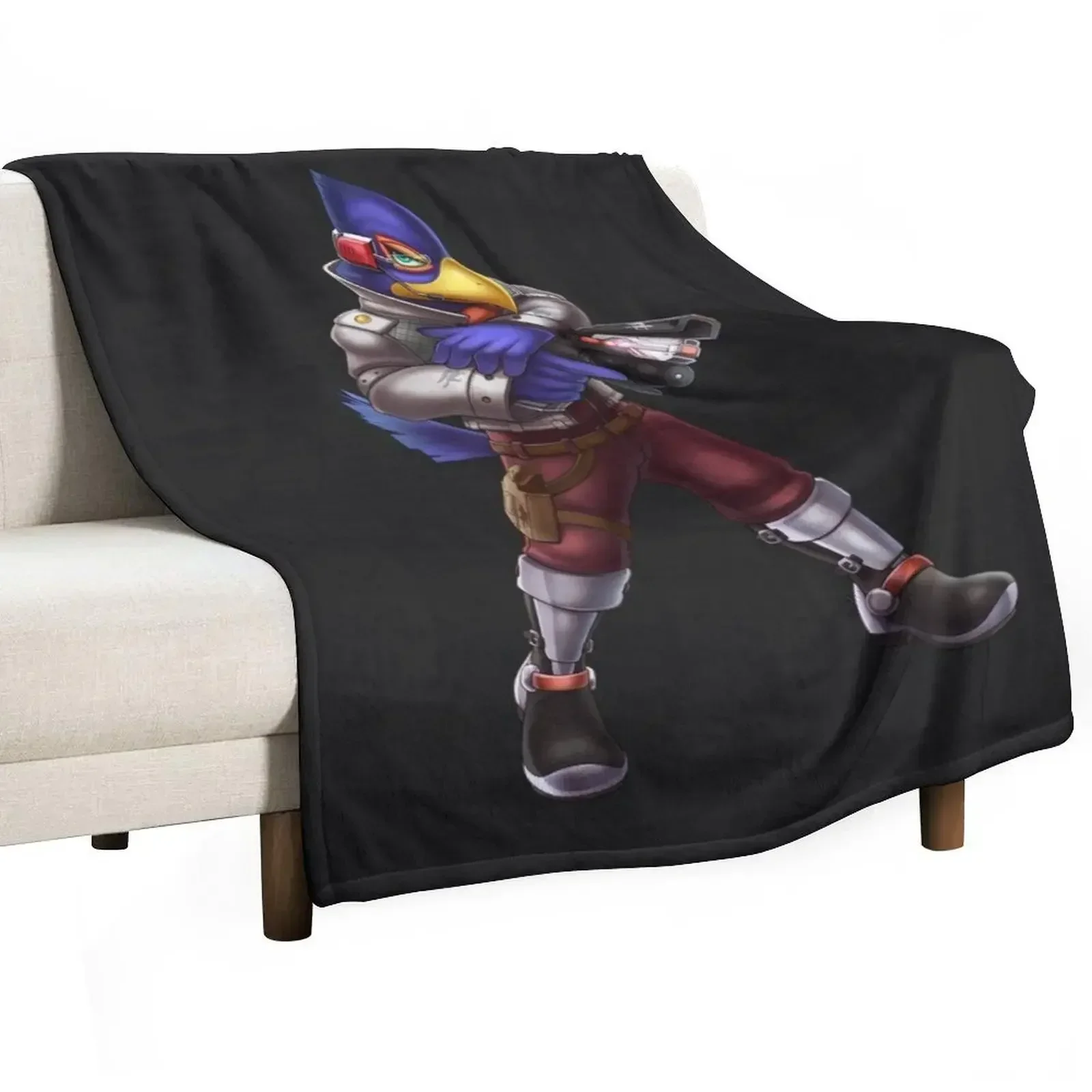 

Falco Throw Blanket Retros blankets and throws Hair Bed linens Blankets