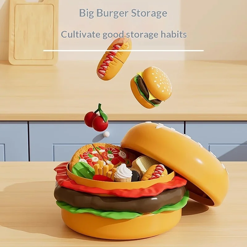 ألعاب ألغاز ماك برجر الكبيرة للأطفال، منتجات ساخنة للعام الجديد للأولاد والبنات من 3 إلى 6 هدية عيد الميلاد في المخزون