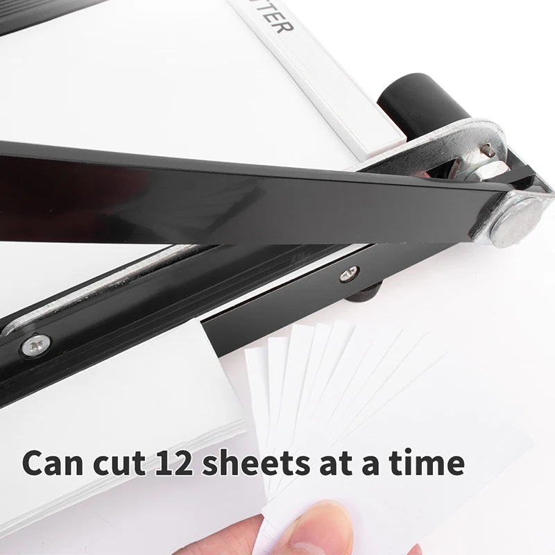 Cortadora de tarjetas de papel Pro A4, guillotina de precisión, cortador de fotos para álbum de recortes con Base de madera, herramienta de corte de papel de papelería de oficina