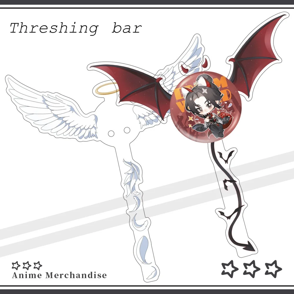 

Genshin Impact Fans Anime Peripheral Badge Wings Bar Storage Check-in Bar Kozi Acrylic Komi Children's Birthday Gift 19cm