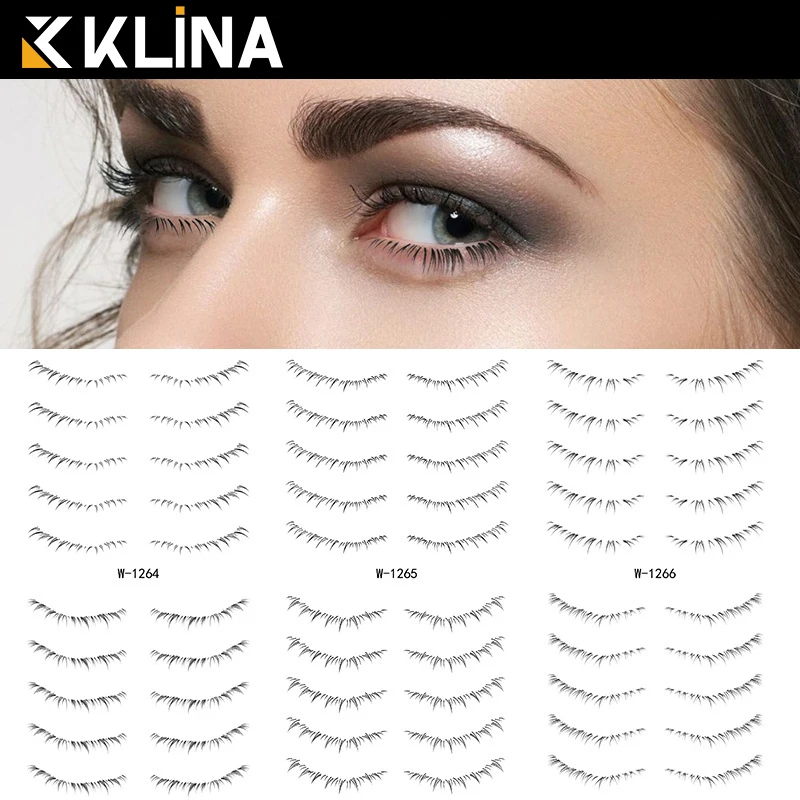 10/30 Paar Tattoo-Aufkleber für untere Wimpern, langlebig, wasserdicht, schweißfest, Simulation 3D-Falsche Wimpern, vergrößern unter den Augen