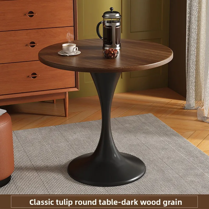 &Modern Foldable Eco-Friendly Casual Small Coffee Table Home-Use Balcony Dining Table Milk Tea Shop