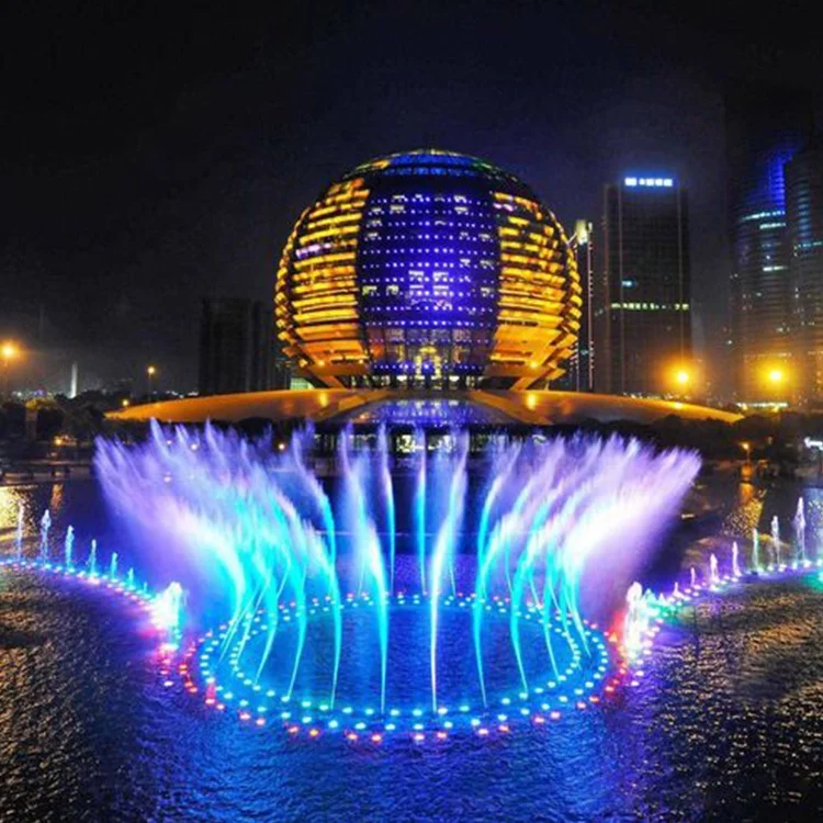 Music Fountain Stainless Steel Light Display Fountain Show