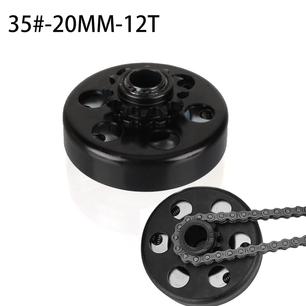 

20mm Hole 12 Teeth Bore Go Kart Centrifugal Clutch for #35 Chain Mini Bike Trike ATV Honda GX160 GX200 #35 20mm 12T Quad Parts