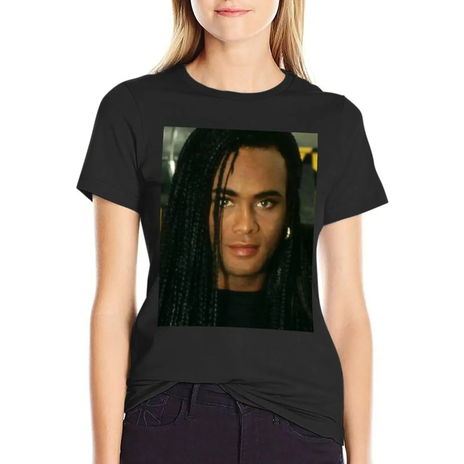 

Milli Vanilli T-Shirt sweat shirts graphic tees summer top T-shirt Women
