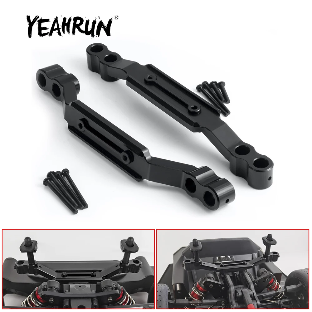 

YEAHRUN CNC Metal Front Rear Car Shell Body Mount for 1/7 Felony 6S Street Bash All-road Muscle Car Upgrade Accessories