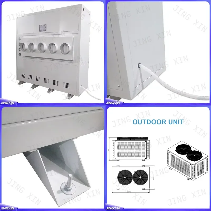 custom for 30L H Industrial Dehumidifier High Capacity Adjustable Temp Split Type Silent Operation Moisture Remover for