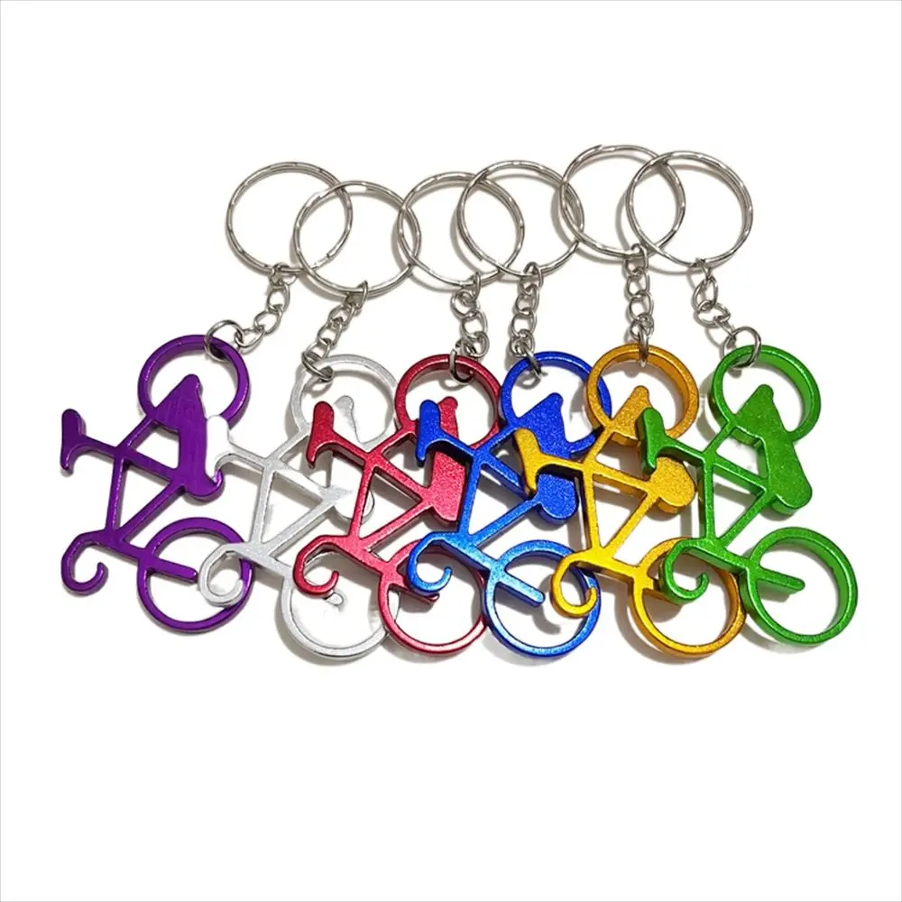 1 PCS Creative Bicycle Key Chain Multifunctional 3D Bicycle Shape Bottle Opener Novel Design Bike Model Pendant