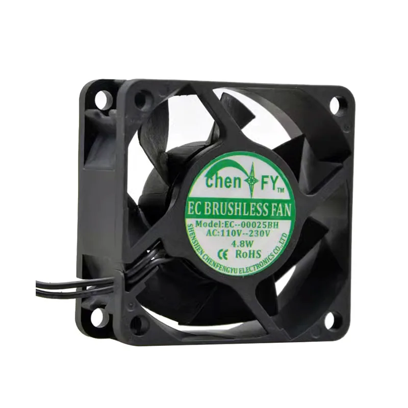 NEW ORIGINAL EC--00025BH 110v-230v 4.8W 6025 60*60*25mm COOLING FAN RADIATOR
