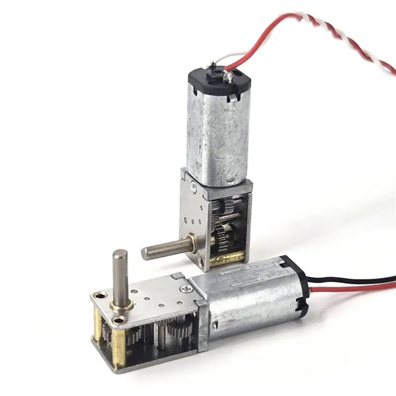 Motor de redução de torque grande, dc 3v-6v 5v 10rpm, velocidade lenta, ângulo reto, eixo d, robô de carro, mini n30, motor de engrenagem de caixa de engrenagens de metal