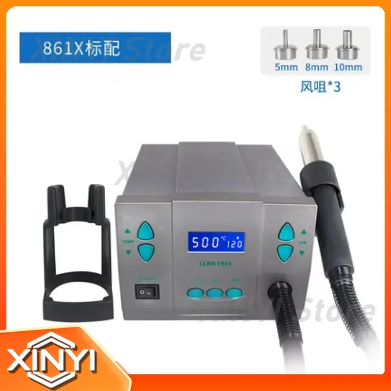 for 220V 1300W Heat Gun Lead Free Hot Air Soldering Station Microcomputer Temperature Rework Station 2025 New