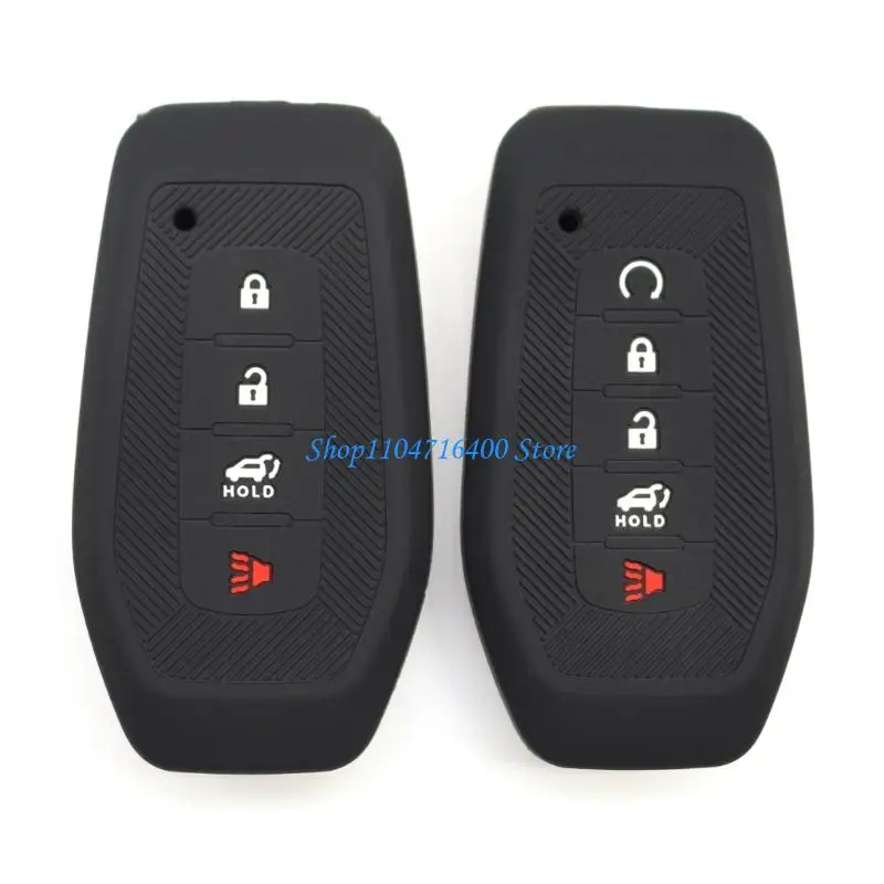 y1gd Waterproof 5 Button Car Protector Soft Silicone Shell Precise Cutout Engineering