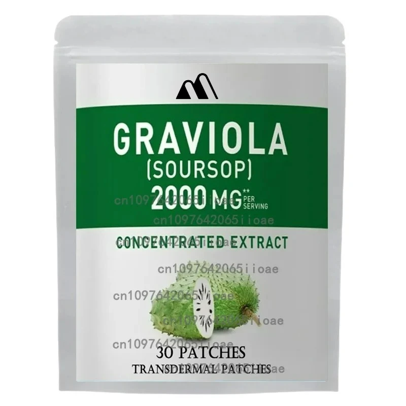 Graviola Soursop Transdermico Patches Imune System Booster - 30 Patches