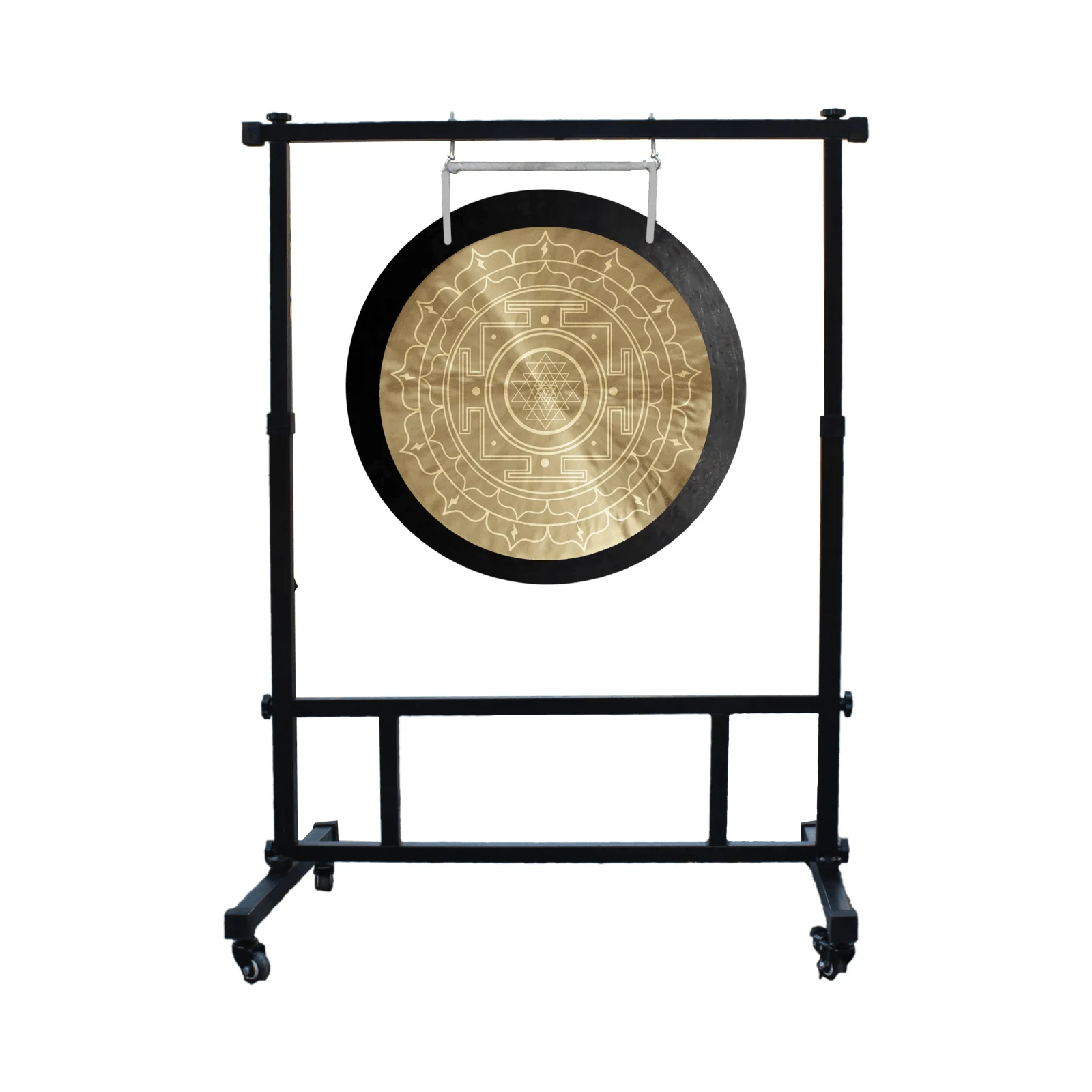 

Набор гонга для медитации-Sri Yantra Глубокий волновой ветровой гонг с квадратной стальной подставкой 18-36 дюймов Бронзовые гонги для звукового исцеления и терапии