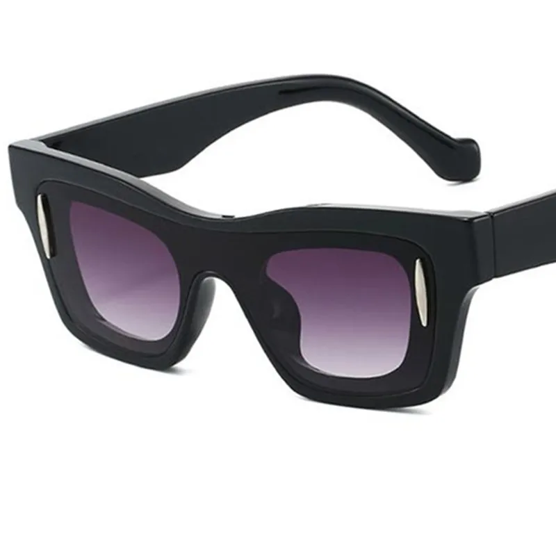 Fashion Sun Glasse Unisex Anti-UV Spectacles Siamese Lens Eyeglasses Retro Ornamental Personality Patchwork Frame Sunglasses