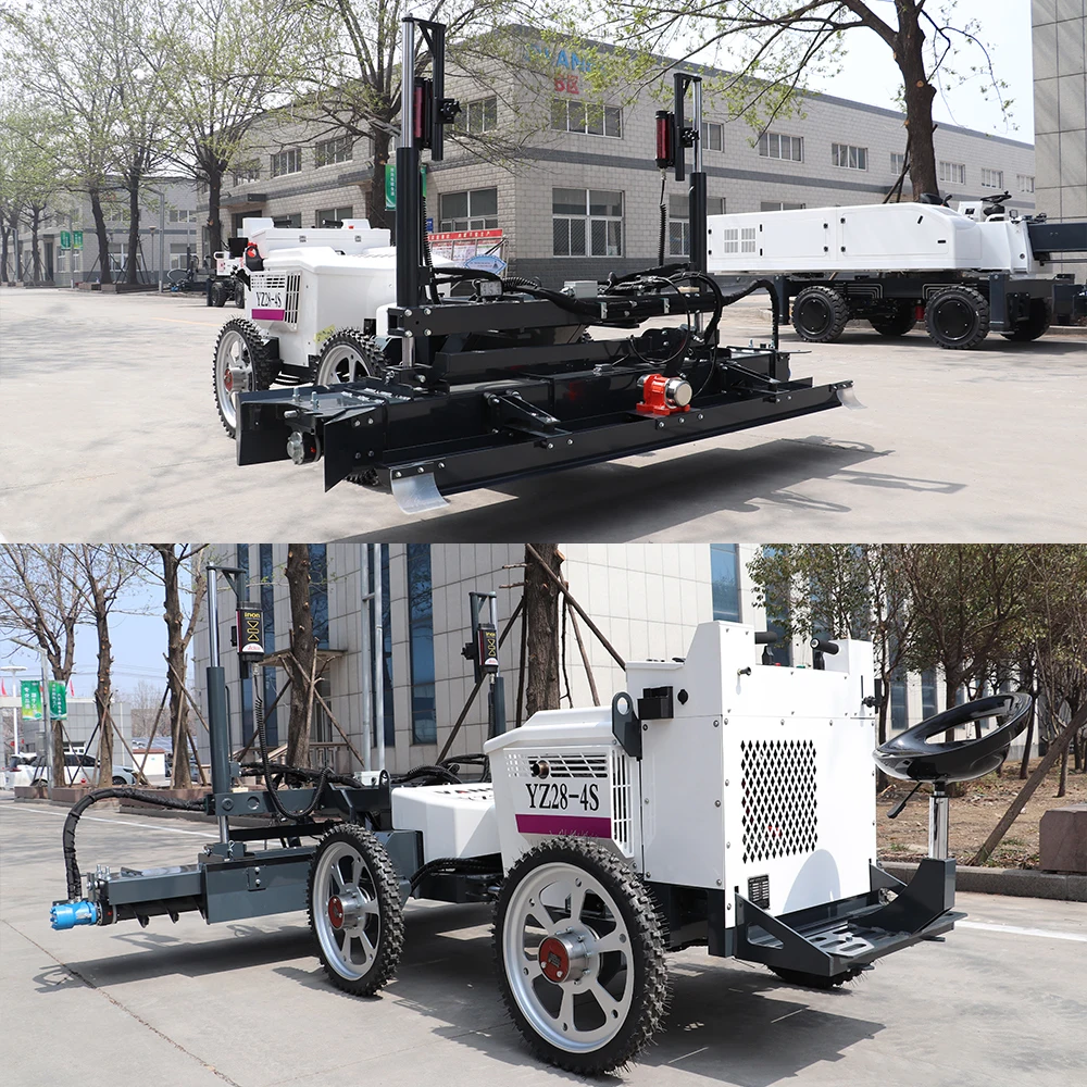 Concrete Floor Works Full Hydraulic System Straight Line Self-Leveling Laser Guided Laser Leveling Machine Factory Direct Sales