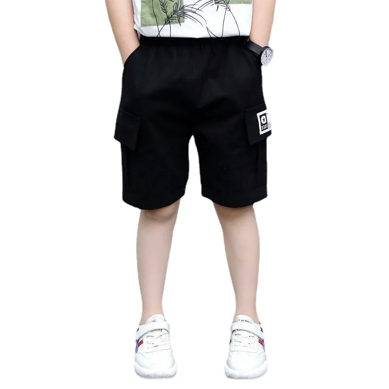 Neue Baby Jungen Shorts Sommer Jungen Sport Camouflage Lose Shorts Elastische Taille Teen Hosen kinder Kleidung 2-14 jahre Alt