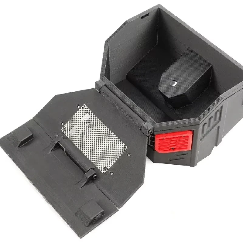 Rcdream 1/12 Rc Storage Box Tail Box Spare Battery Compartment Upgrade Parts For Mjx H12P Rc Car