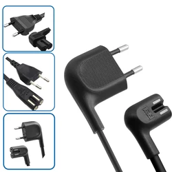 EU Power Cord Angled TV Power Cord Cable Angled EU AC Power Kabel for Samsung TV PS5 PS4 Xbox Printers Camera Copper Conductor
