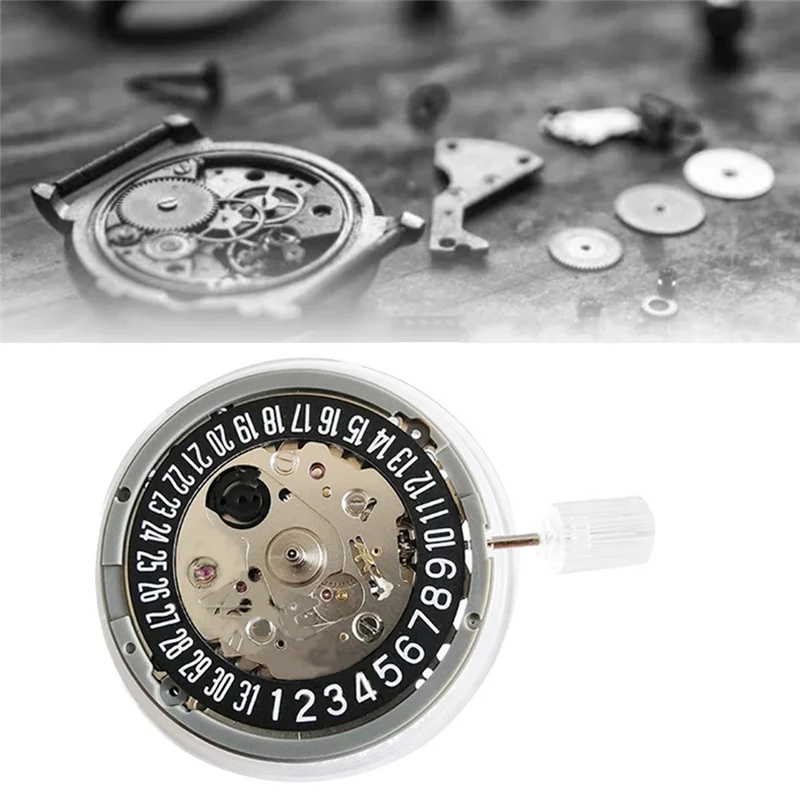 

NH35/NH35A Movement 6-Digit Black Single Calendar Three-Needle High-Precision Automatic Mechanical Movement Replacement