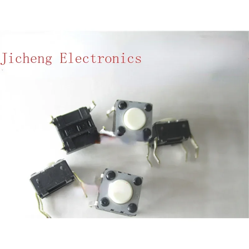 

10PCS Tact Switch 6*6*4.3 In-line 4-pin Button Micro-motion Long Life