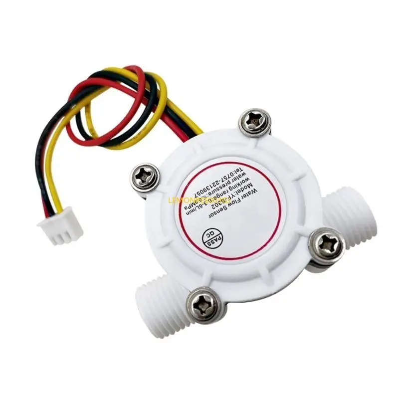 

M4YC Water Flows Meter G1/4 Inch Connector Water Flowing Monitors for Fluid Metering