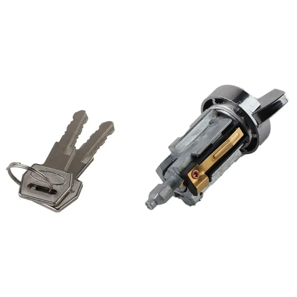 Nuevo cilindro de cerradura de encendido y 2 llaves para Ford F-150 F-250 F-350 Bronco Tempo Lincoln Mercury E5TZ11582A E5TZ-115