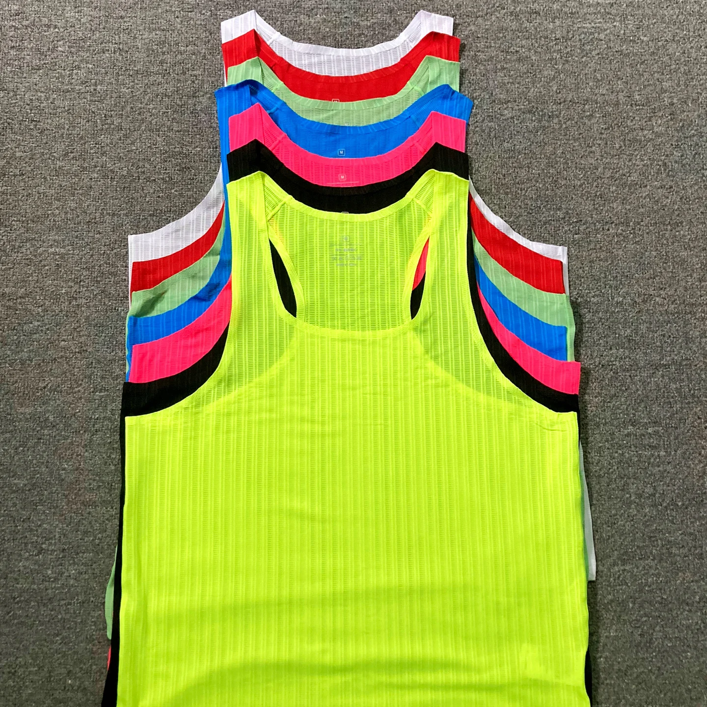 Ultra-Light Professional Marathon Narrow Back Vest Breathable Zero Resistance Racing Glue Quick Dry Sports Top Athletics Wear