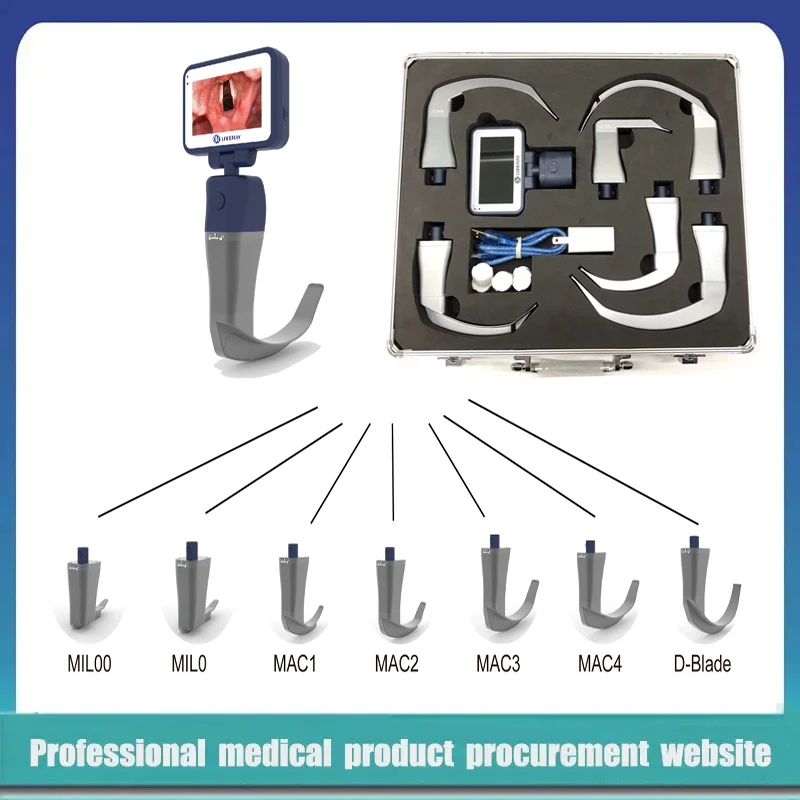 

New Reusable Video Laryngoscope Stainless Steel Blades Purchase in any combination