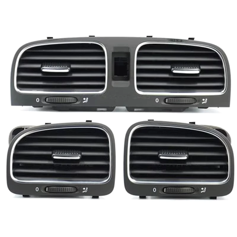 Car Dashboard Air Conditioning Vents Air AC Vent Outlet For VW Golf 6 6GTI MK6 Sagitar