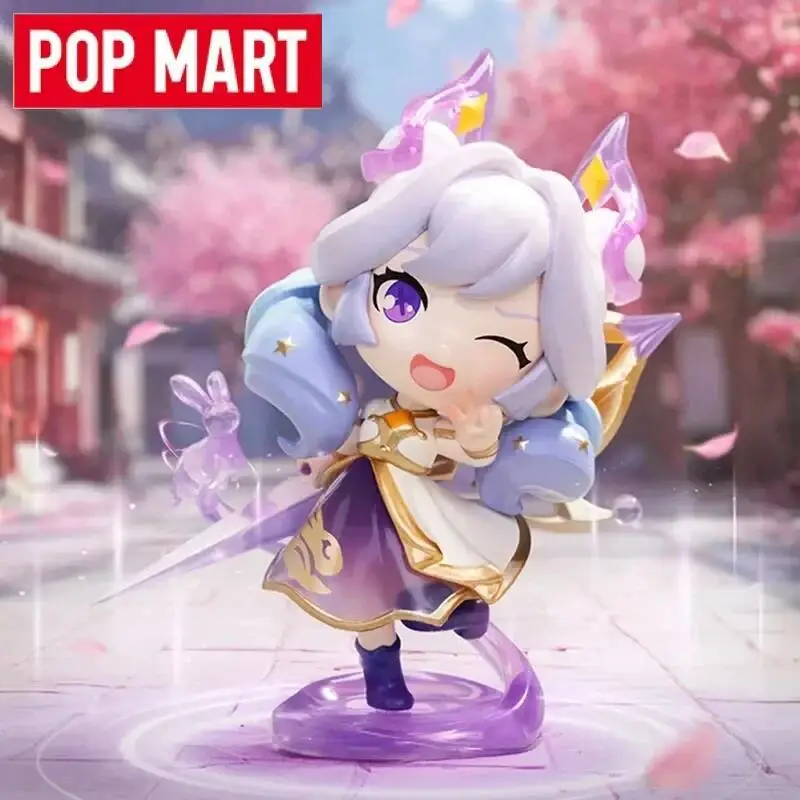 팝 마트 X 골든 스패출라를 위한 싸움 치비 시리즈 블라인드 박스 귀여운 액션 애니메이션 피규어 깜짝 박스 오리지널 장난감 인형 장식품