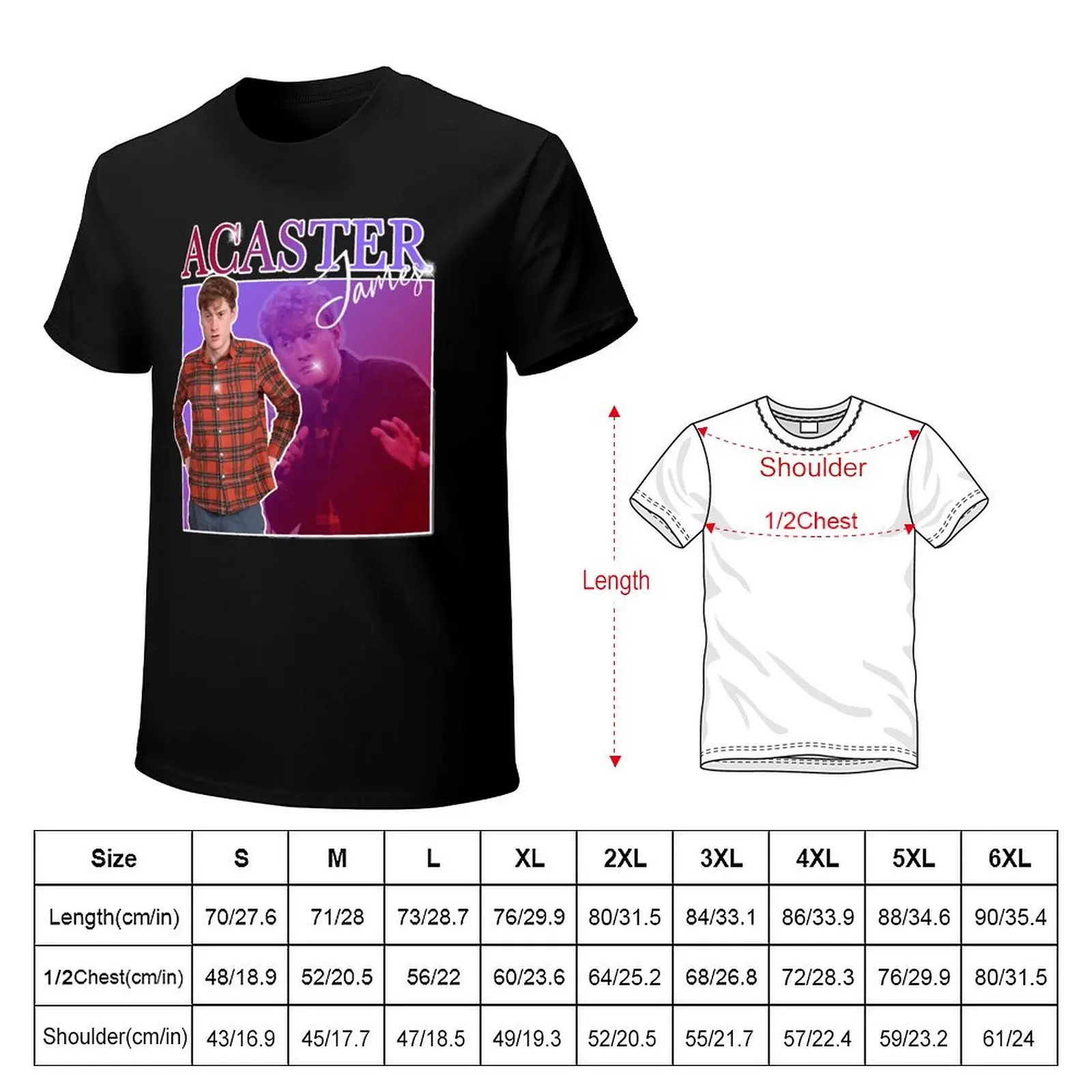 Vintage Photograp James Acaster Retro Idol Gifts Fot You T-Shirt Construction Work Tee Shirt