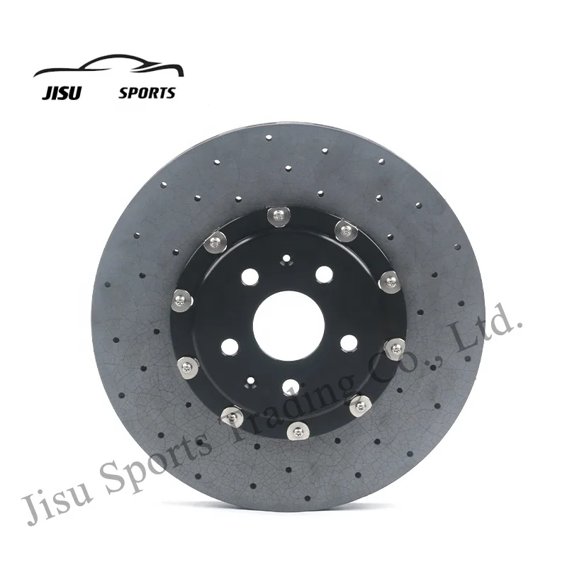New Auto Brake System V6 Carbon Ceramic Disc Kit 355mm 405mm for Tesla Featuring Premium Brake Calipers
