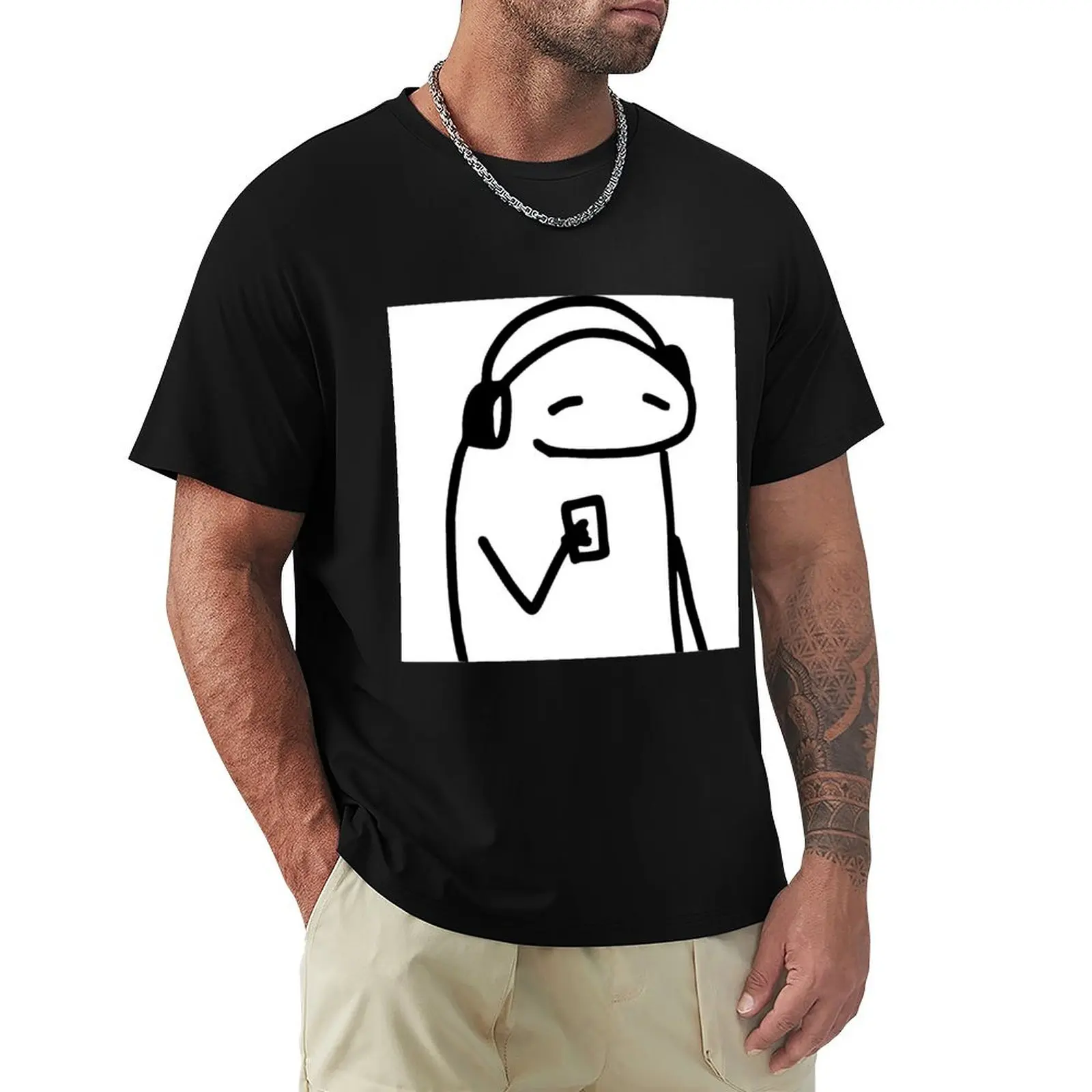 

Flork Music T-Shirt customizeds summer top topping anime tshirt fruit of the loom mens t shirts