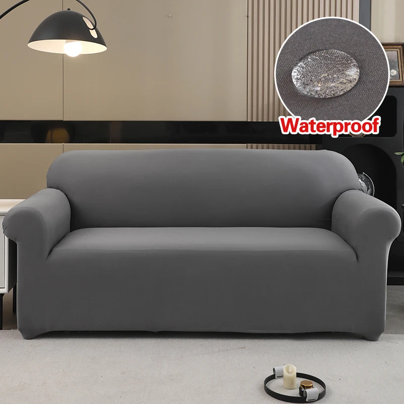 Waterproof Stretch Sofa Slipcover Non-slip Sofa Covers for Living Room Couch Cover Corner Furniture Protector for Kids, Pets