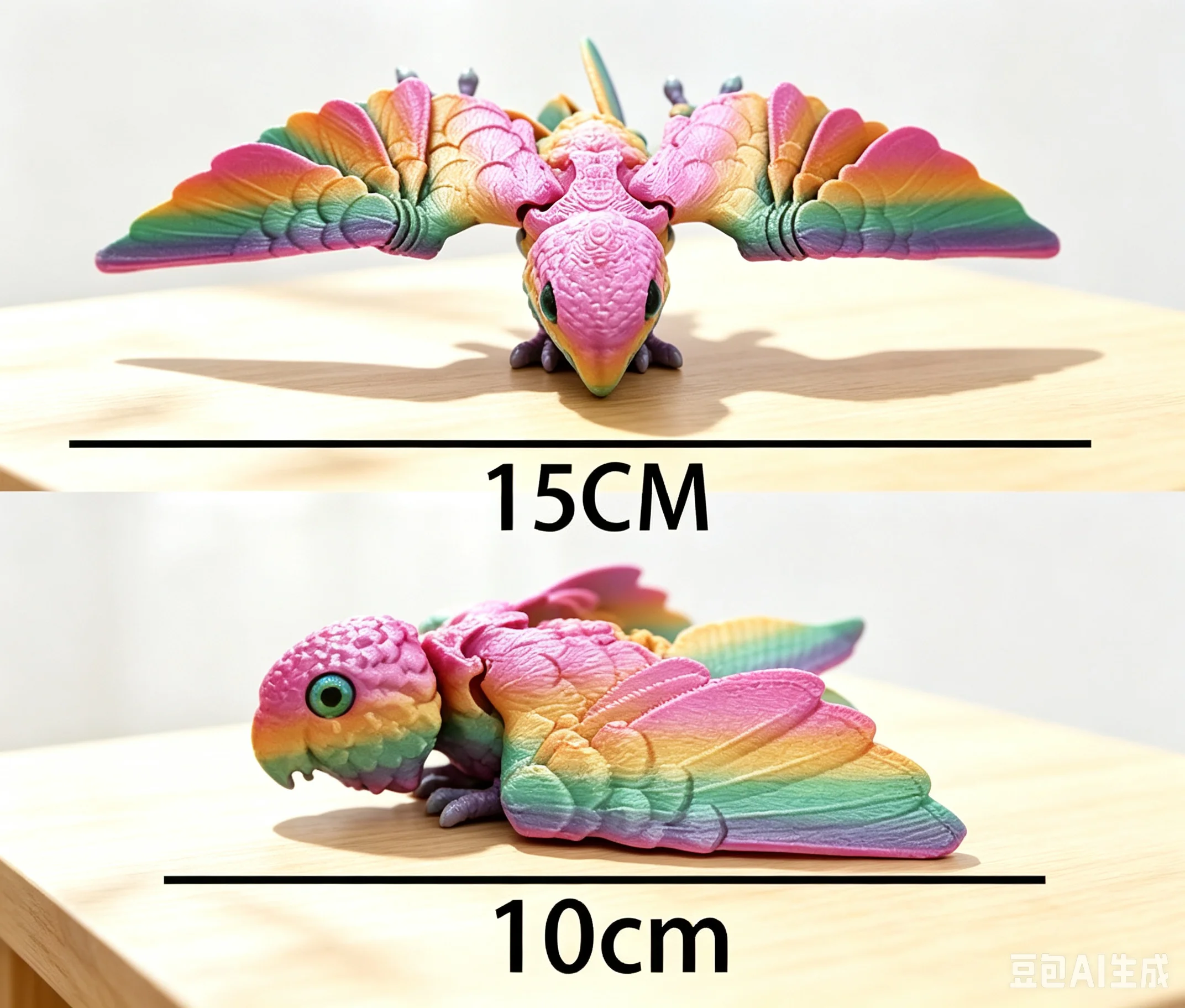 3D Printed Cute Parrot Model F - 3D Printing Mockup ulasan dan harga