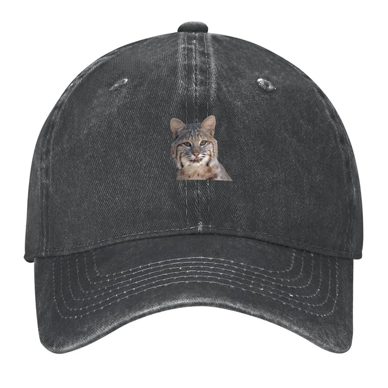 

Bobcat Baseball Cap Sunscreen Hat men Christmas Hat Luxury Man Hat Boy Child Women's
