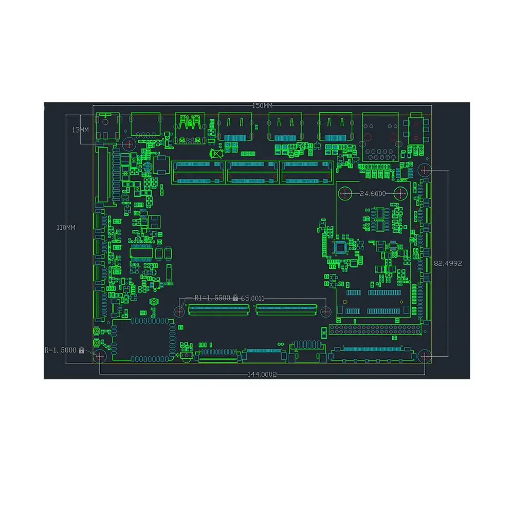 Placas-mãe incorporadas para Stand by Me, Smart Touch Screen, Fabricante Amlogic T982 Board, Android 11, 1080P LVDS