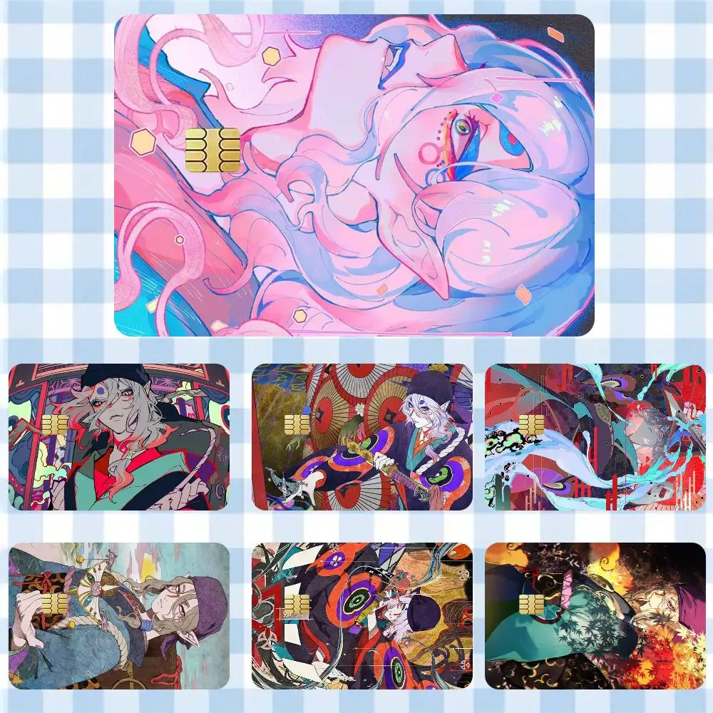 

Mononoke TV Anime Sticker Film Tape Skin for Credit Card Debit Card Waterproof Stickers Cartoon