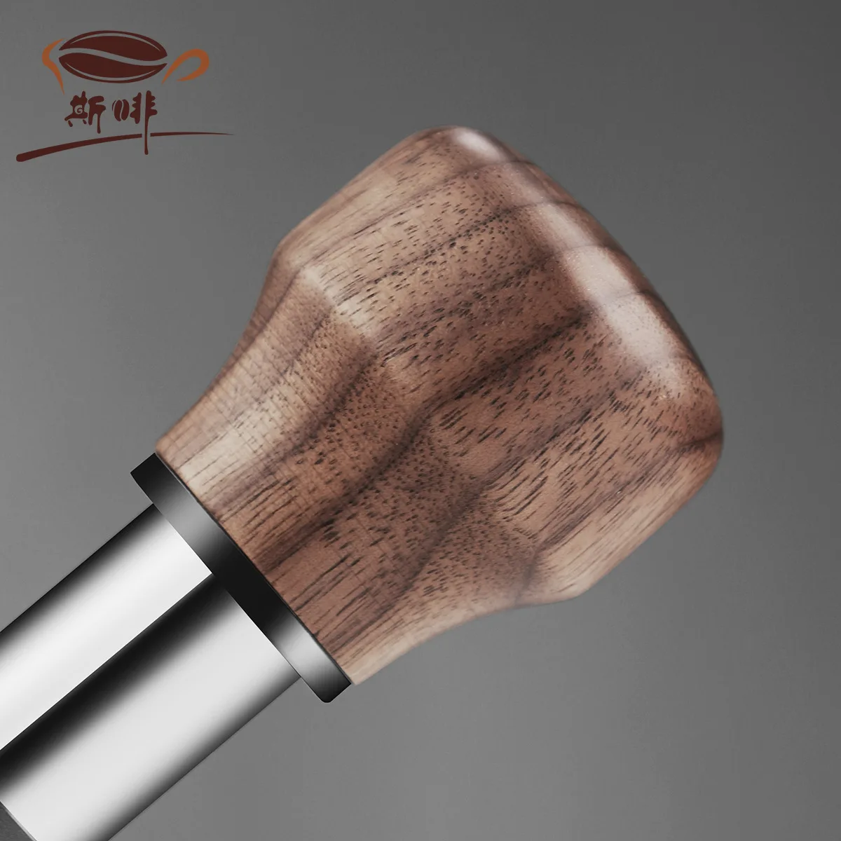 Spine Impact Powder Hammer Feedback Sound Powder Press 51/58.5 MM Espresso Force Constant Elastic Powder Hammer