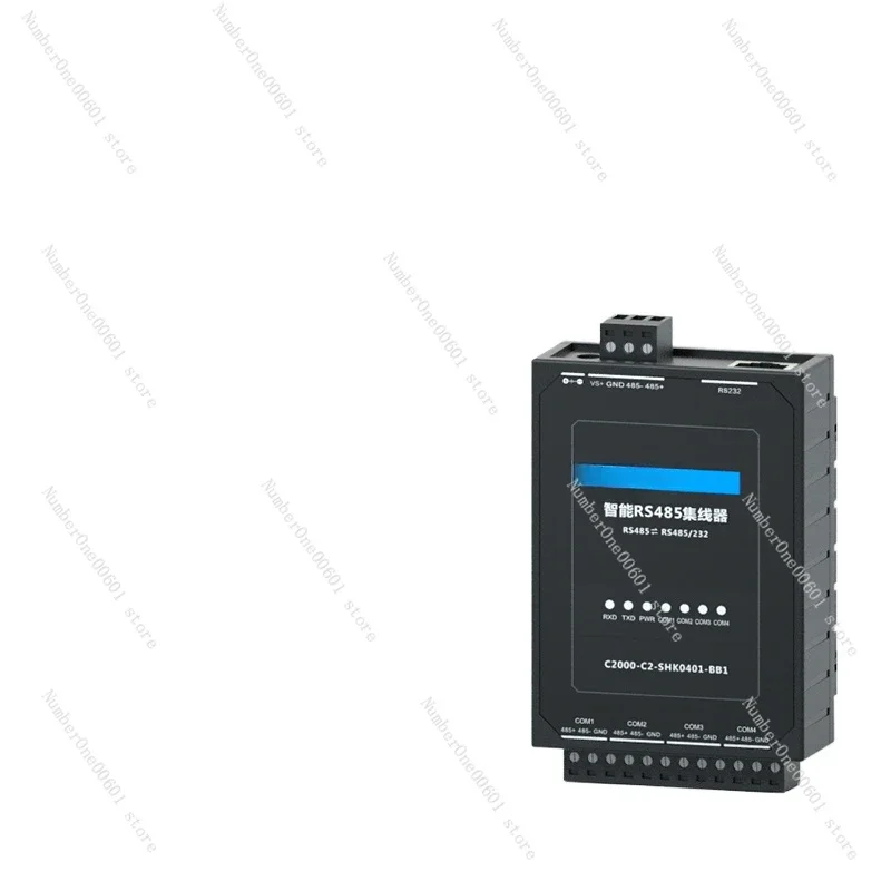 

4-port RS485/232 Hub, 1-split 4-channel Distributor, HUB Signal Serial Port Amplifier, Multi Split Splitter