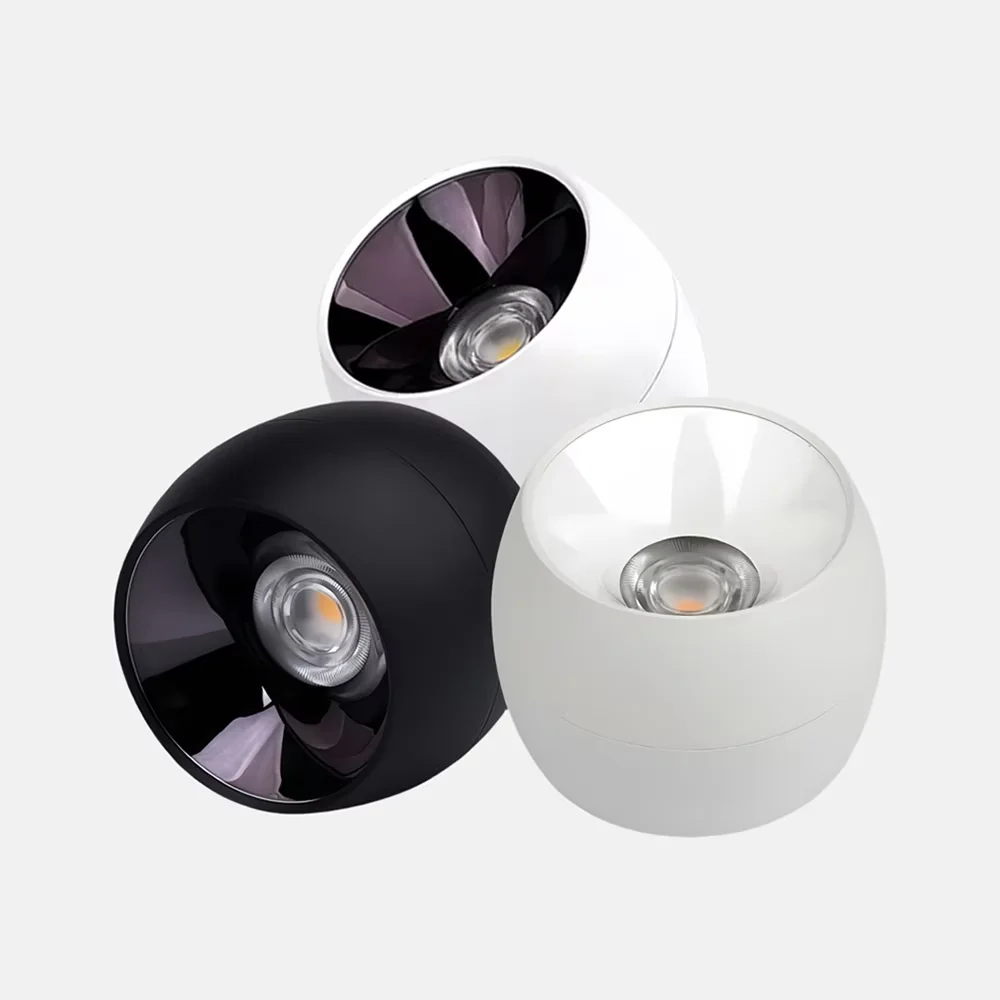 

Dimmable COB LED Spotlights Ceiling Lights 7W 10W 12W 15W Nordic Surface Mounted LED Downlights AC85~265V Background Lighting
