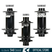 Koozer frente BM540 15x110 20x110mm Boost THRU TA 32 agujeros 6 pernos para Heavy Cross Country AM FR E-bike Down Hill MTB buje de bicicleta