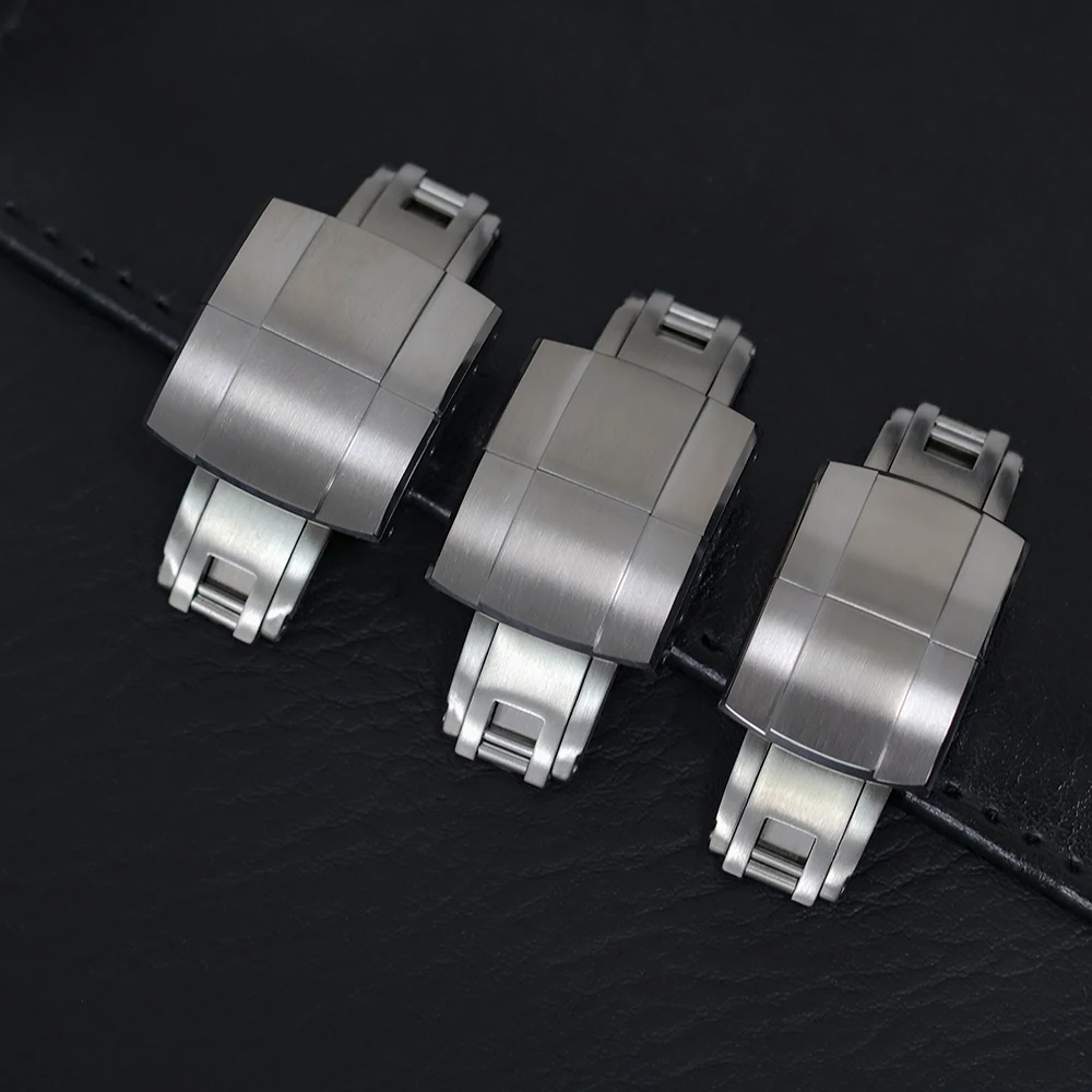 สายนาฬิกา CTS ขนาด 16 มม. 18 มม. 20 มม. ทำจากสแตนเลสสตีล 316L พร้อมตัวล็อคแบบเดย์โทนา  แบบเปลี่ยนได้  ผิวขัดเงา  แบบสองสี