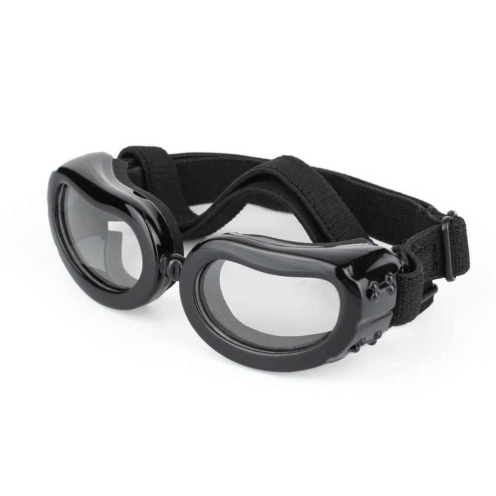 Retro Pilotenbrille für kleine Hunde, Fahrradbrille für Haustiere, Yorkshire Pinscher Sonnenbrille, Fotografie-Zubehör für Haustiere – Detail 11